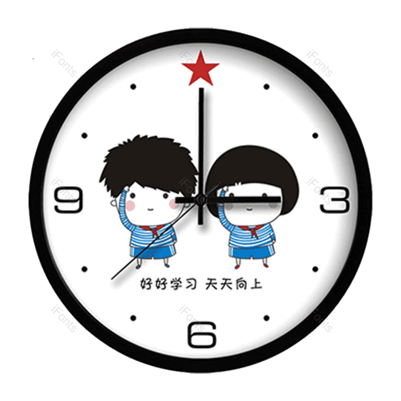 时钟图片,手绘元素元素,钟表PNG,表盘免抠素材